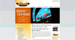 Desktop Screenshot of freedomaeroservice.com